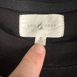 Lou & grey Womens S Black SignatureSoft Pocket Shift Shirt Dress LOFT Pullover Photo 5