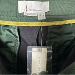 Anthropologie  NWT Green Faux Leather Cullotes Size 10 Photo 6