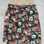 Gotcha Covered Vintage High Rise Midi Skirt Floral Print Cottagecore Western 10 Green Photo 5