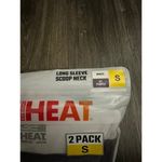 32 Degrees Heat  Women's 2-Pack Long Sleeve Scoop Neck Tee, White/Purple Size S Photo 2