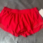 Lululemon  Hotty Hot Low-Rise Lined Short 2.5" Lulu Red Size 14 Photo 0