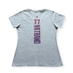 Fanatics 🔃 New York Rangers Gray V Neck Short Sleeve Cotton Tee Shirt Photo 1