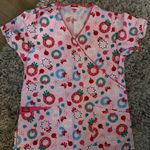 Dickies Womens Holiday Scrub Top  Photo 0