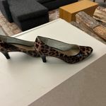 Nine West Life Stride Leopard Print Heels size 9 S perfect condition Photo 4