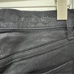Favorite Daughter Size 27 Valentina Shortie Bootcut Jeans in Obsidian Black Photo 4