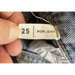 PacSun ‎ Size 25 Mom Jeans Button Fly Distressed Mid Rise Stone Wash Denim Boho Photo 7