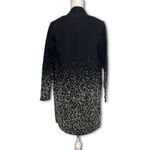 JM Collection NWT  Black Gold Metallic Open Front Cardigan Knit Sweater XS New Photo 4