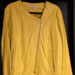 Ellen Tracy Faux Leather Zip Jacket Photo 0