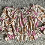 VICI collection • floral ruffle hem top Photo 90