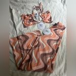 Princess Polly  Swirl Print festival Set - Pink, Brown, and Cream Photo 5