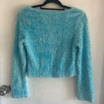 Baby blue sweater, size small, no brand Photo 1