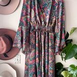 OCEANBLUE apparel boho tropical 2 PIECE SET pants & top FREE SIZE vacation beach Photo 0