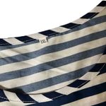 SheIn Striped Ruffle Sleeve Sheer Dress By  - Navy & White Stripes Size 1X 1XL Photo 6