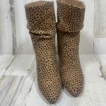 Ccocci  Darby Leopard Cheetah Print Slouchy Heeled Boots size 8 Microfiber Fall Photo 1