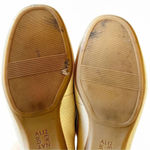 Naturalizer  Vegan Leather Loafer Women’s Size 7.5 Beige‎ Metallic Sheen Embossed Photo 10