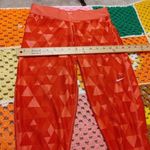 Nike Just Do it Red Pink Workout Leggings Gym Running Triangle Size Small S Photo 1