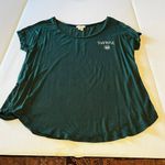 Wet Seal  green scoop‎ neck THANKFUL t-shirt ONE SIZE (see measurements for fit) Photo 7