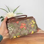 Coach NWT City Tote Bag and Double zip wallet With Floral Print Photo 10