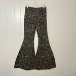 Blank Paige Leopard Print Bell Bottom Jeans Raw Hem Size M Photo 8