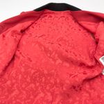 Michael Novarese Women Blazer Small Preppy Equestrian Minimal Old Money Academia Red Photo 8