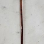 Vintage Bakelite Hair Stick 6" Brown Rhinestones Pearls Photo 0