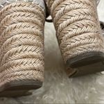 Altar'd State Altar’d State Tan Vegan Suede Perforated Espadrilles Wedges 8 Photo 6