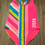 U.S. Polo Assn. USPA - US Polo Association Swimsuit One Piece size Large (11-13) Photo 0