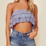 Blue Life Lola Ruffle Bralette Crop Top Photo 0