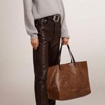 Golden Goose Round Neck Sweater in Gray Cotton Distressed Size S Photo 1