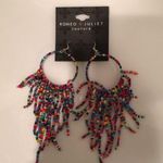 Romeo & Juliet Indian Beaded Hoops w tassels Photo 0