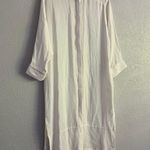 Emerson Fry white cream silk button down midi long shirtdress 00 Photo 10