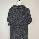 Style & Co  Gray Tweed Knit Short Sleeves Sweater Dress Photo 7