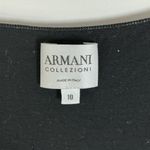 Armani Collezioni  Black Sleeveless Wrap Blouse Photo 2