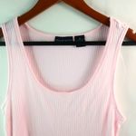 Derek Heart  XL Pink Ribbed Long Tank Top Plus Photo 1
