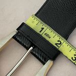 Bon Sour Bon Soir Made In France Belt Black with Large Silver and Gold Claw Buckle Large Photo 18