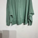 American Eagle Green Cropped Oversized Sweatshirt Sz M Size M Photo 7