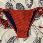 Koral Sparkly Burnt Red Orange Bikini Bottom Photo 0