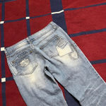 Material Girl  distressed patchwork flare leg jeans
Women’s 1 Photo 2