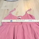 Old Navy Vintage Y2K   Linen Button Front Mini Sundress Tunic Dress Size M Photo 3