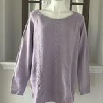 Red Crewneck Sweater Misty Lavender Pullover Plus Size XXL New with Tag Purple Photo 4
