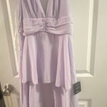 Lulus Light Purple Ruffled Dress Photo 0