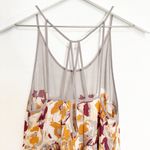 Free People Intimately Voile Floral Strappy Mini Tank Slip Dress Summer Small Photo 7