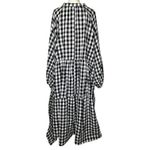 The Lullaby Club Maxi Avalon Smock Dress Black & White Gingham Size 3XL Photo 3