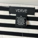 Verve Ami NWT Verve black and white striped Tank Top with flattering layering XL Photo 2