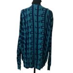 One Teaspoon Blue Long sleeve Printed Oversized Sweater(Size Medium) Photo 2