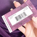 Lilac Deep Cowl Neck Purple Plum Long Sleeve Tunic Photo 4