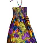 Just Love Women’s Purple and Gold Flowy Dress Size M Photo 0