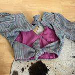 Majorelle  Gabby Crop‎ Top Rainbow Open Back size Extra Small Photo 10