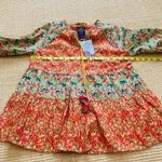 Anthropologie Roopa Pemmaraju Vivi Peasant Blouse Floral Puffed Sleeves Photo 14
