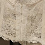 Jessica Simpson ๐๐ Flirty Corset Bra with Light Push Up Cups ~ White 36B NWT Photo 2